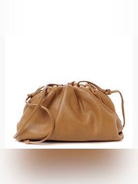 Bottega Veneta - butter calfskin Leather the mini pouch cammello
